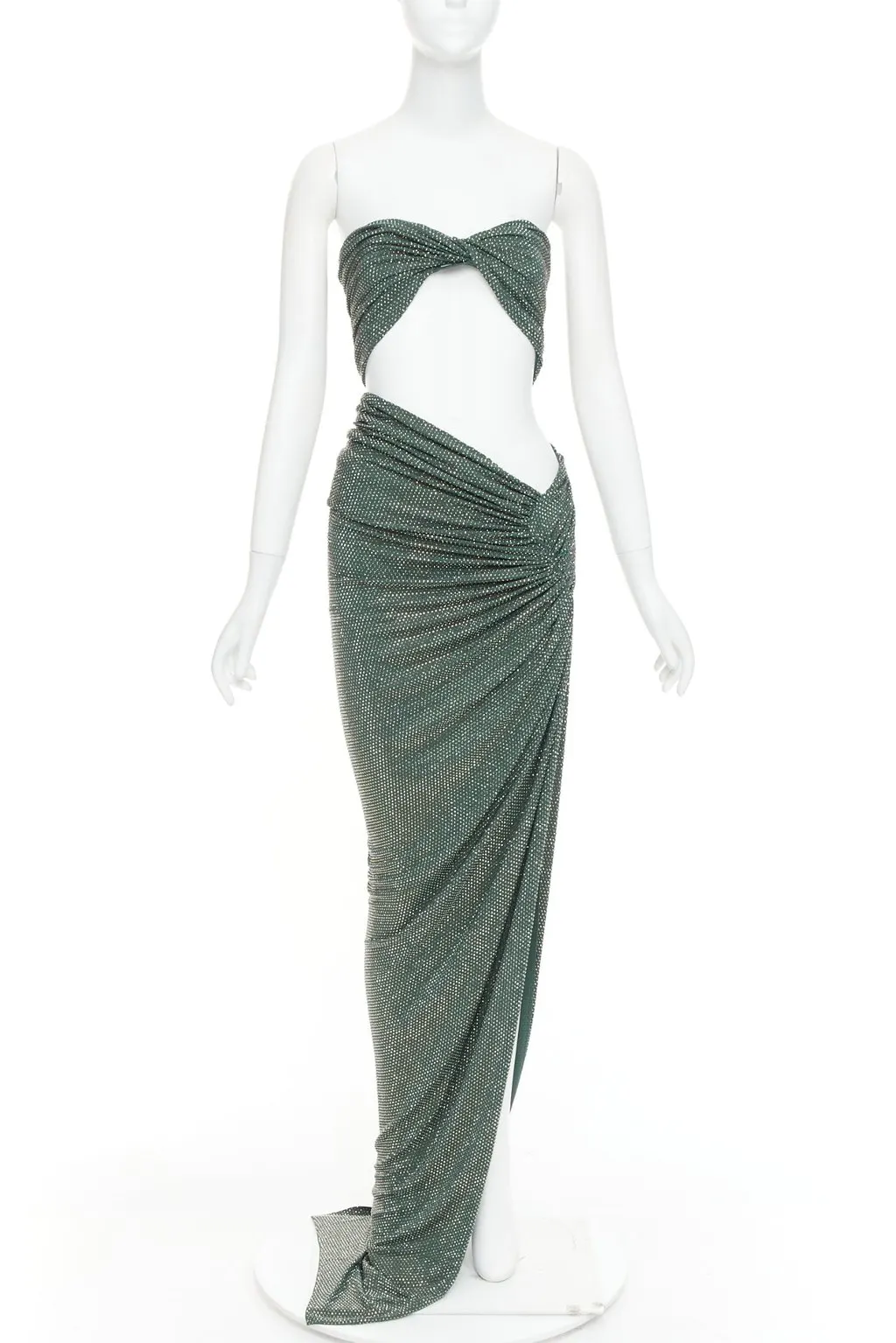 Alexandre Vauthier Green Dress Green Very good - Front View