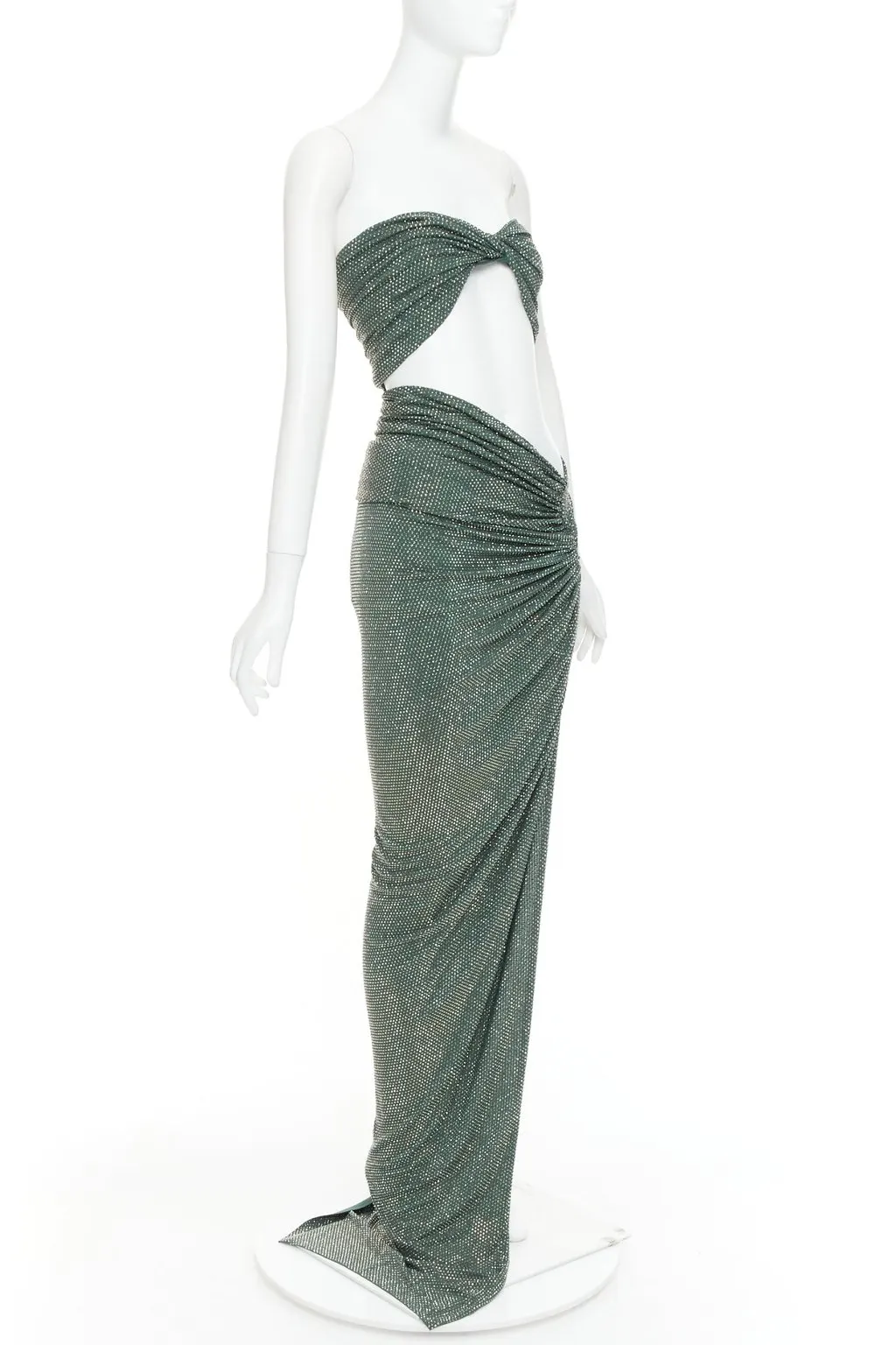 Alexandre Vauthier Green Dress Green Very good - Inside View