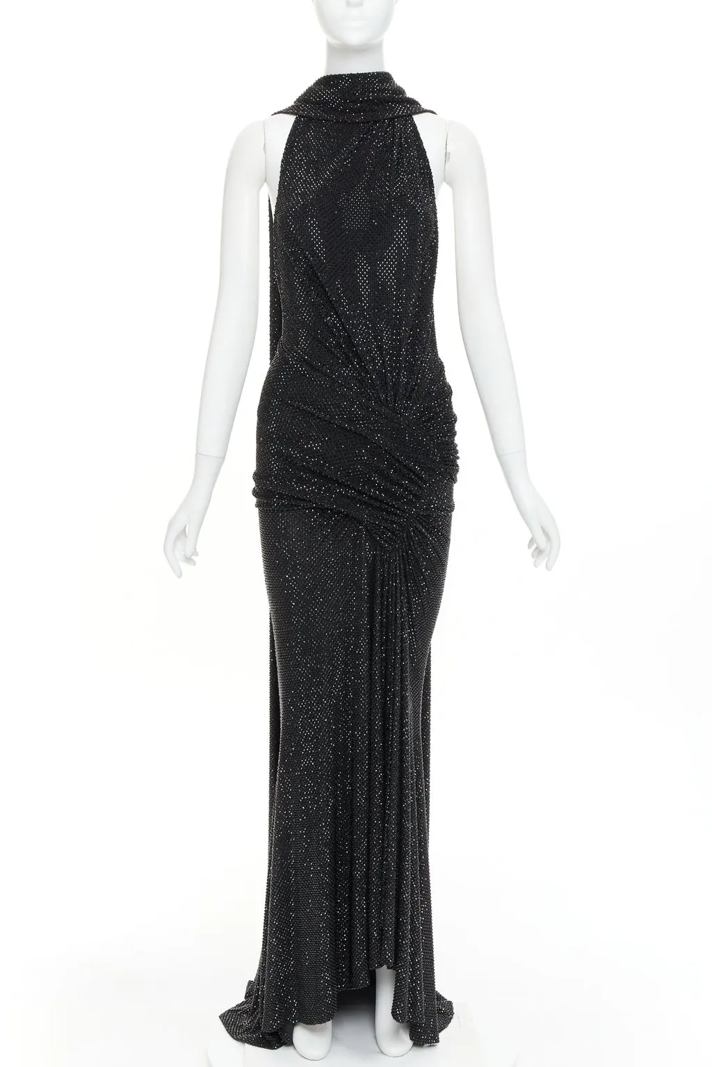 Alexandre Vauthier Black Dress Black Very good - Inside View