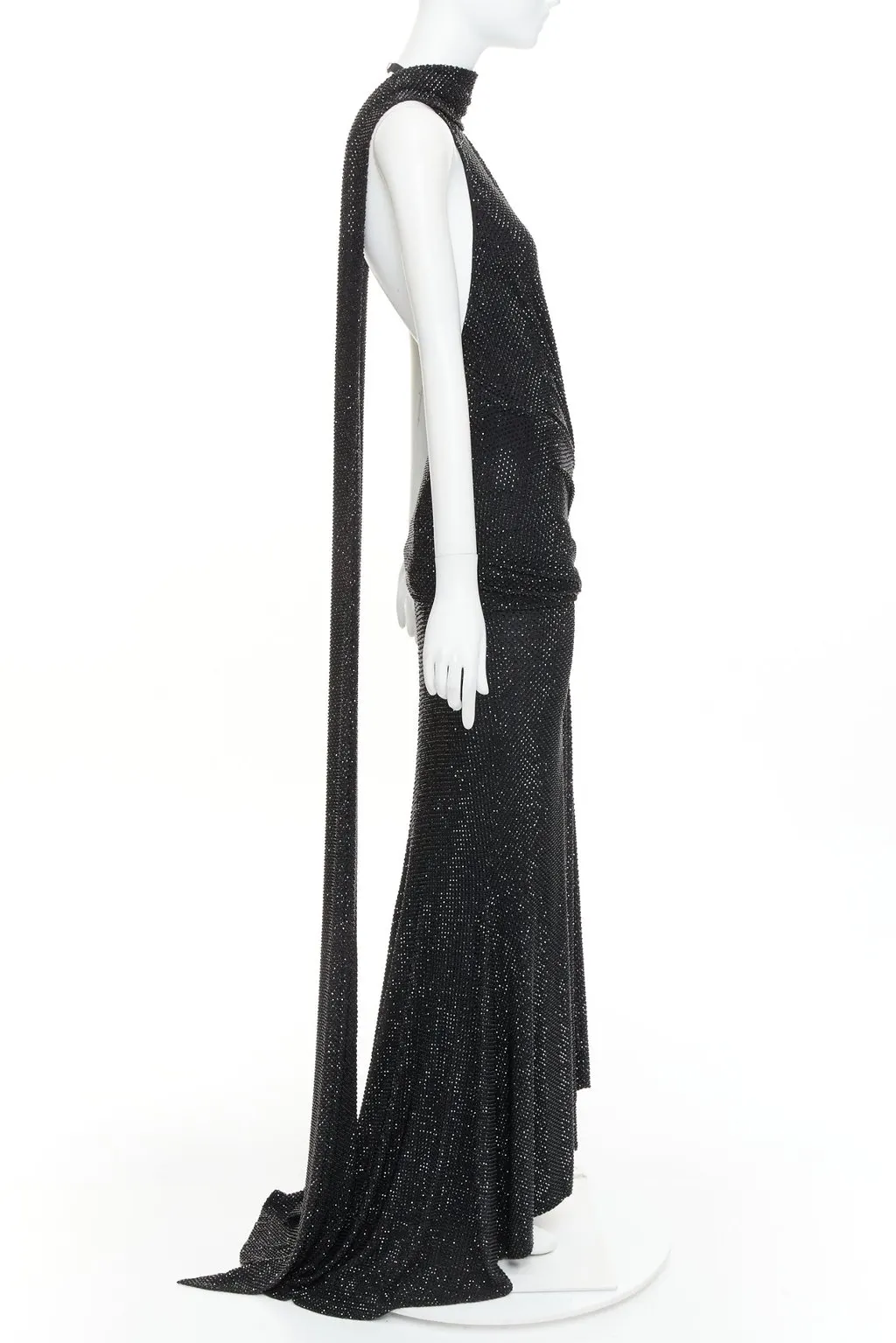 Alexandre Vauthier Black Dress Black Very good - Model View