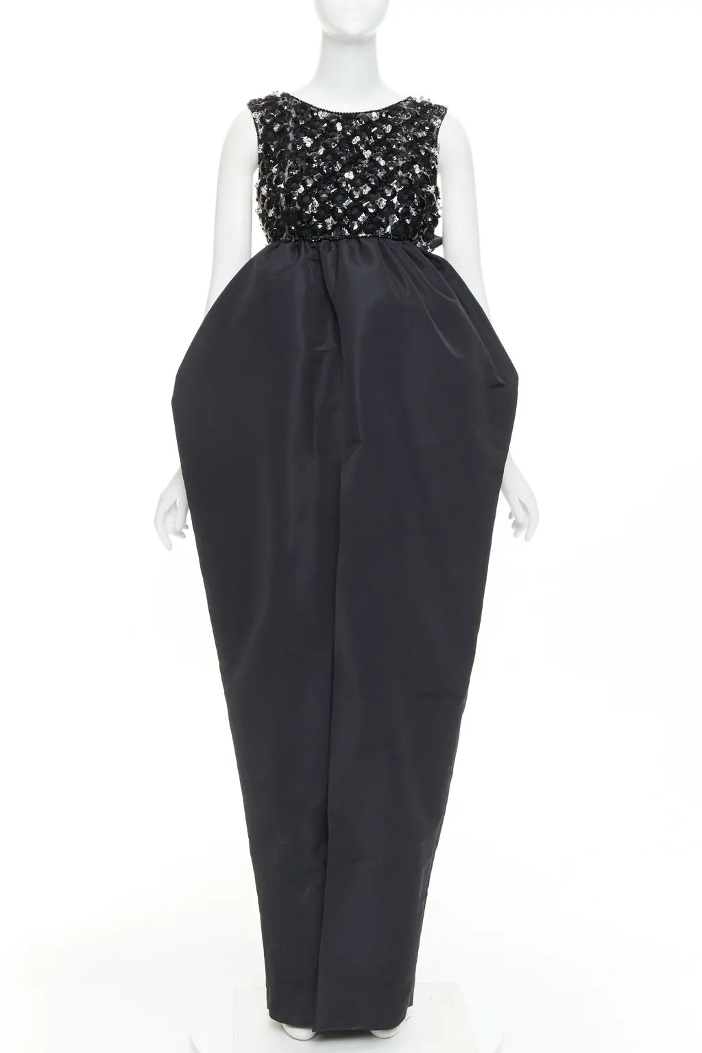 Alexandre Vauthier Black Silk Dress Black Silk Very good - Front View
