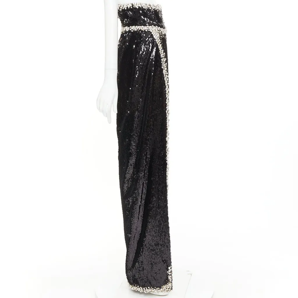 Alexandre Vauthier Black Dress Black Good - Model View