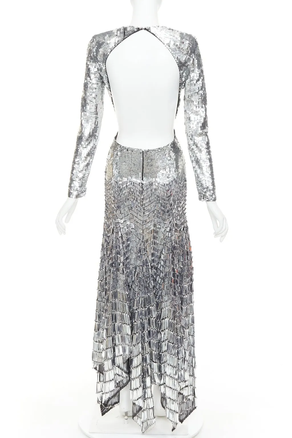 Alexandre Vauthier Silver Dress Silver Fair - Box View