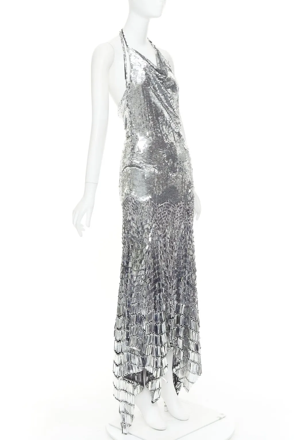 Alexandre Vauthier Silver Dress Silver Fair - Inside View