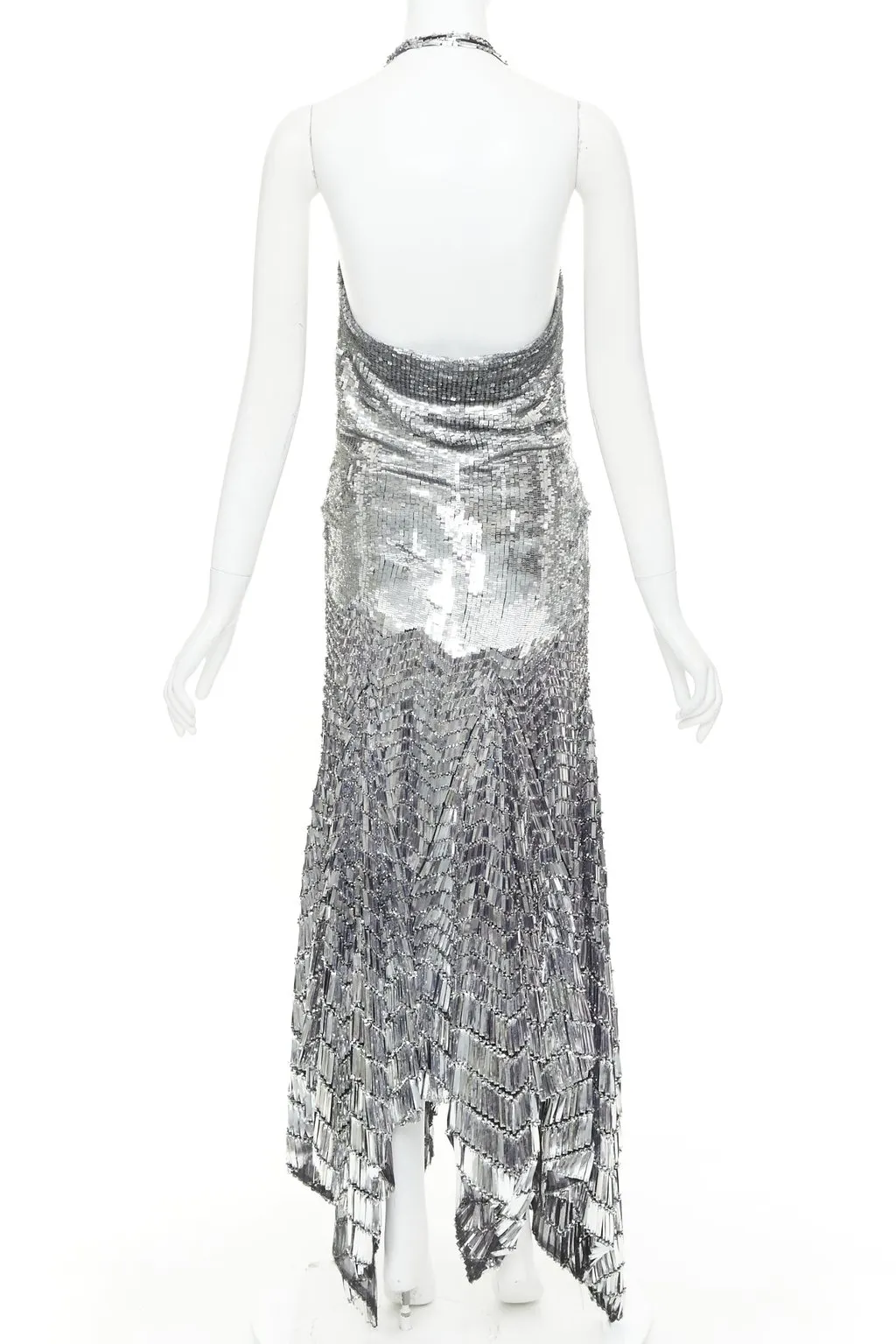 Alexandre Vauthier Silver Dress Silver Fair - Box View