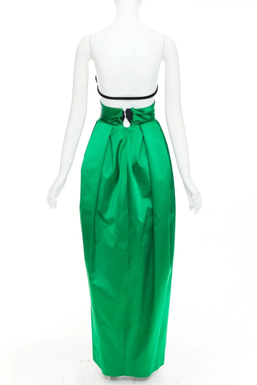 Alexandre Vauthier Green Silk Dress Green Silk Very good - Box View