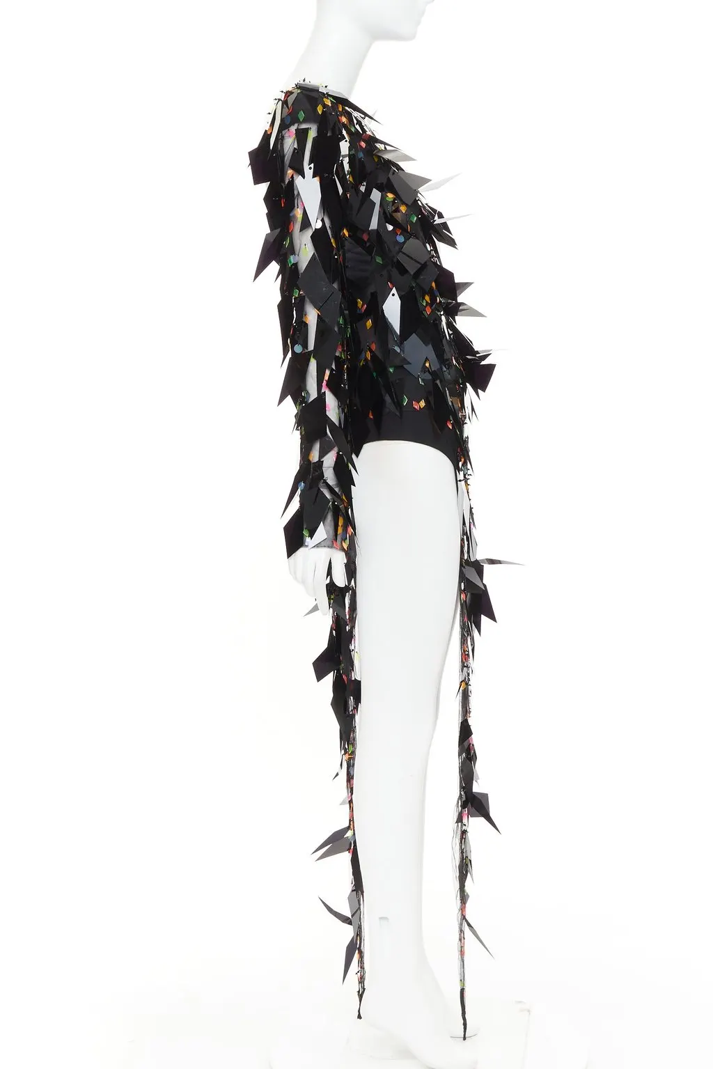 Alexandre Vauthier Black Dress Black Good - Model View