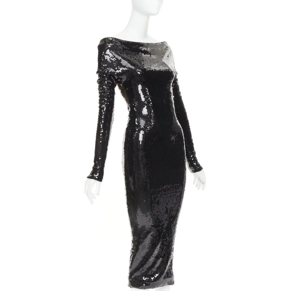 Alexandre Vauthier Black Dress Black Very good - Inside View