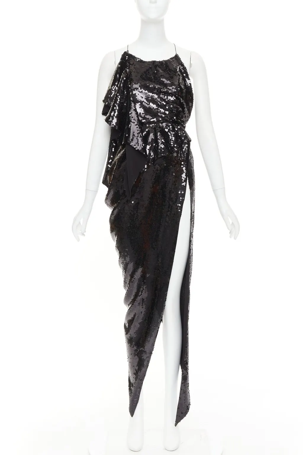 Alexandre Vauthier Black Dress Black Very good - Front View