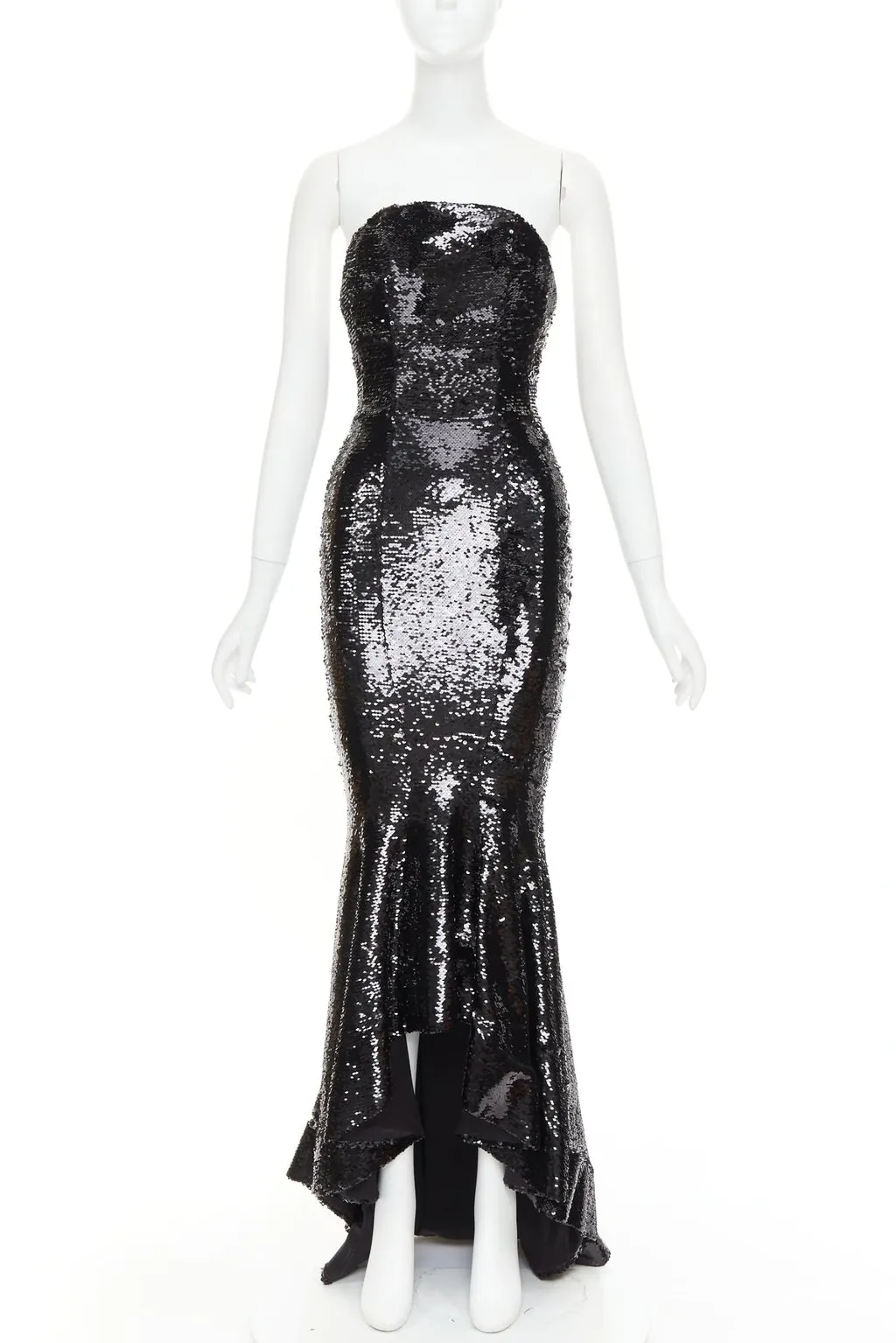 Alexandre Vauthier Black Dress Black Very good - Inside View