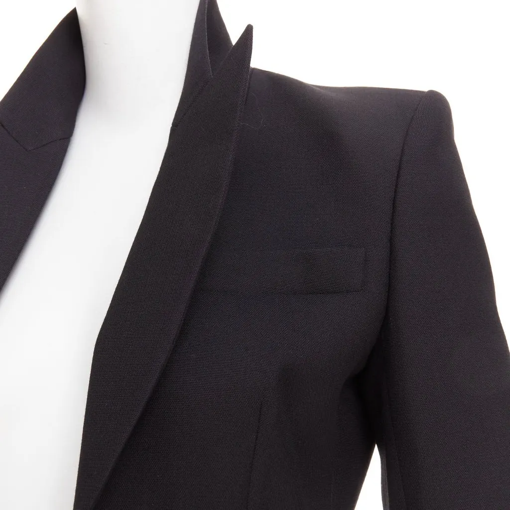 Alexandre Vauthier Black Polyester Jacket Black Polyester Very good - Back View