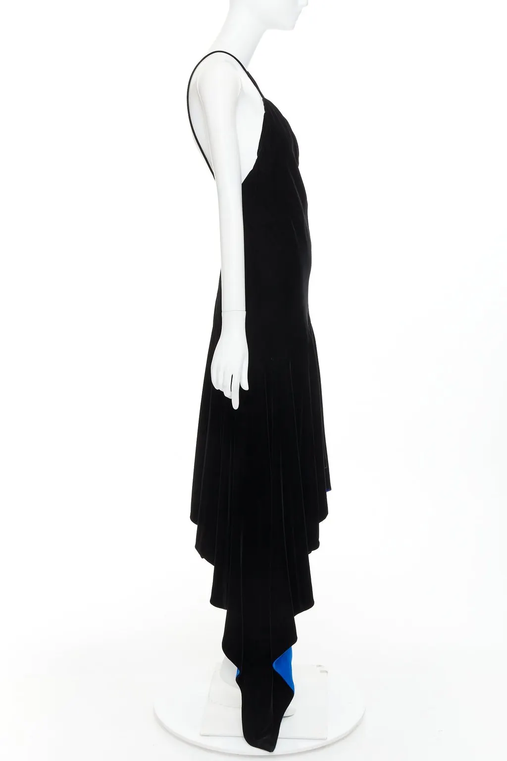 Alexandre Vauthier Black Velvet Dress Black Velvet Very good - Inside View