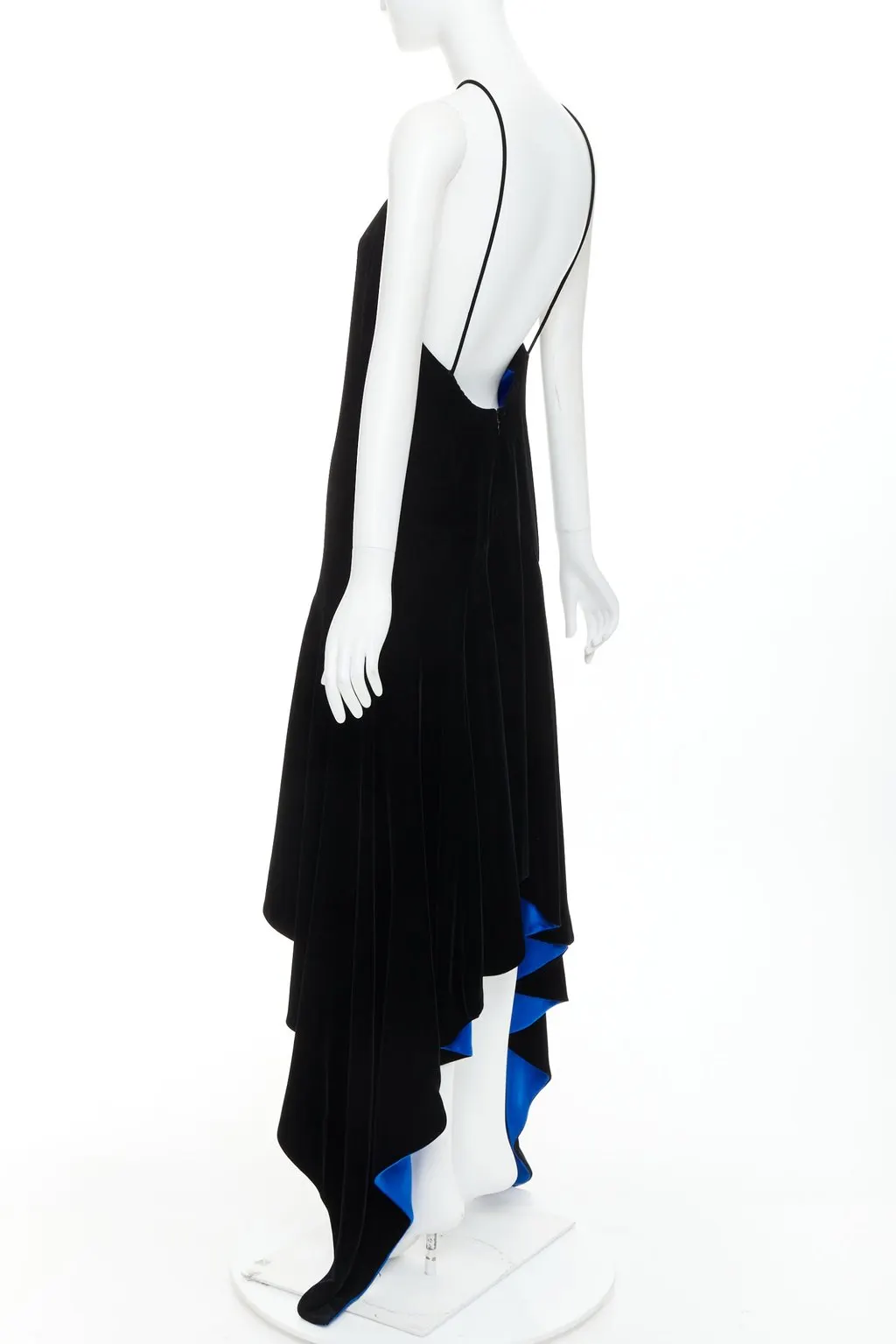 Alexandre Vauthier Black Velvet Dress Black Velvet Very good - Box View