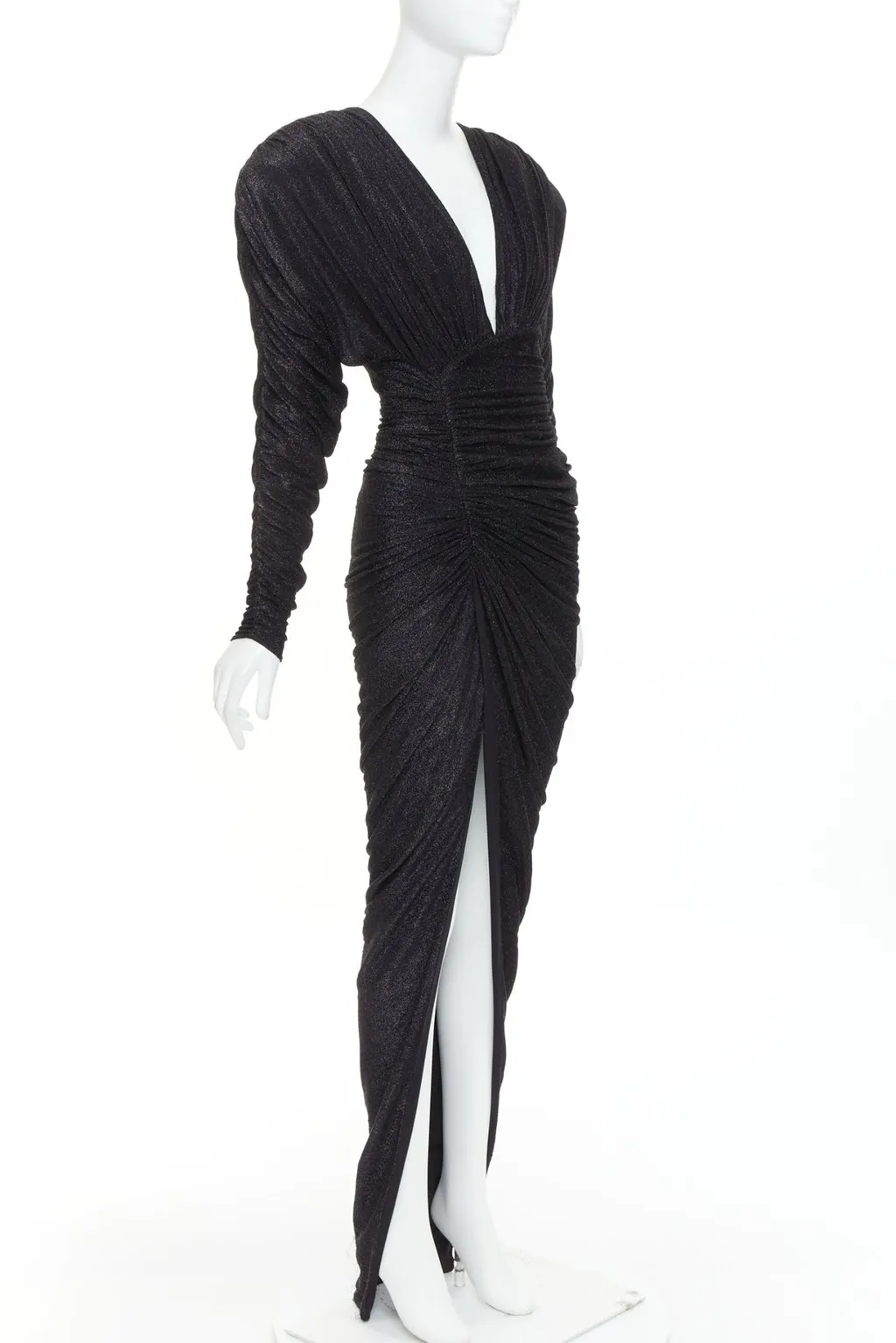 Alexandre Vauthier Black Polyester Dress Black Polyester Good - Inside View