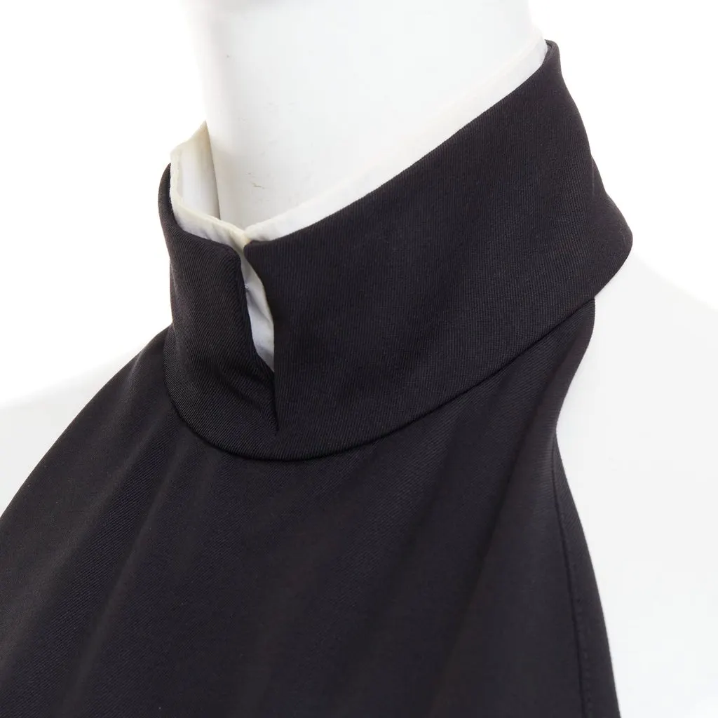 Alexandre Vauthier Black Wool Dress Black Wool Good - Back View