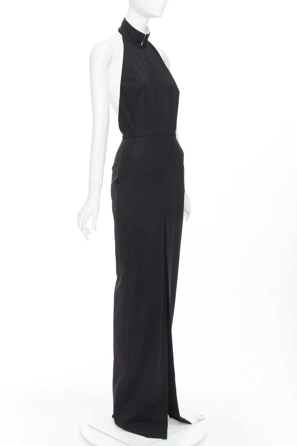 Alexandre Vauthier Black Wool Dress Black Wool Good - Inside View