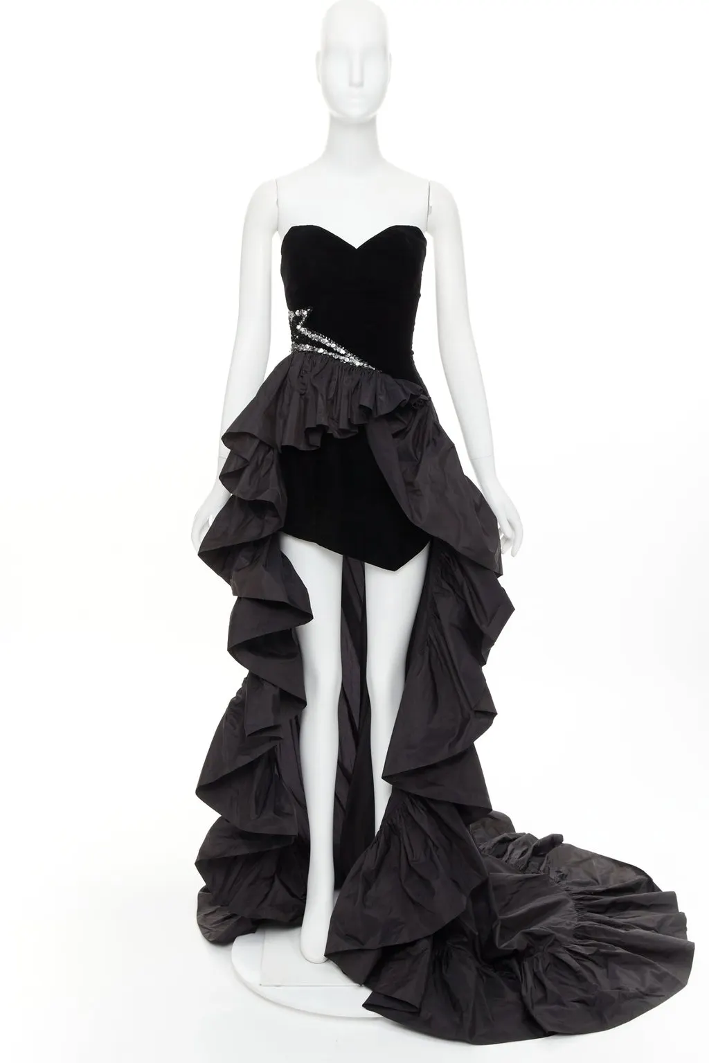 Alexandre Vauthier Black Dress Black Very good - Front View