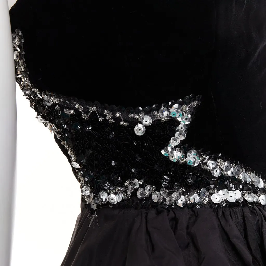 Alexandre Vauthier Black Dress Black Very good - Back View