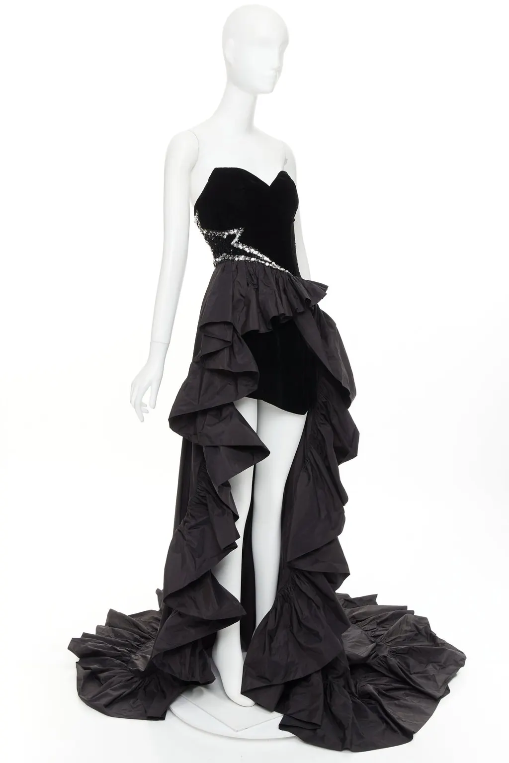 Alexandre Vauthier Black Dress Black Very good - Inside View