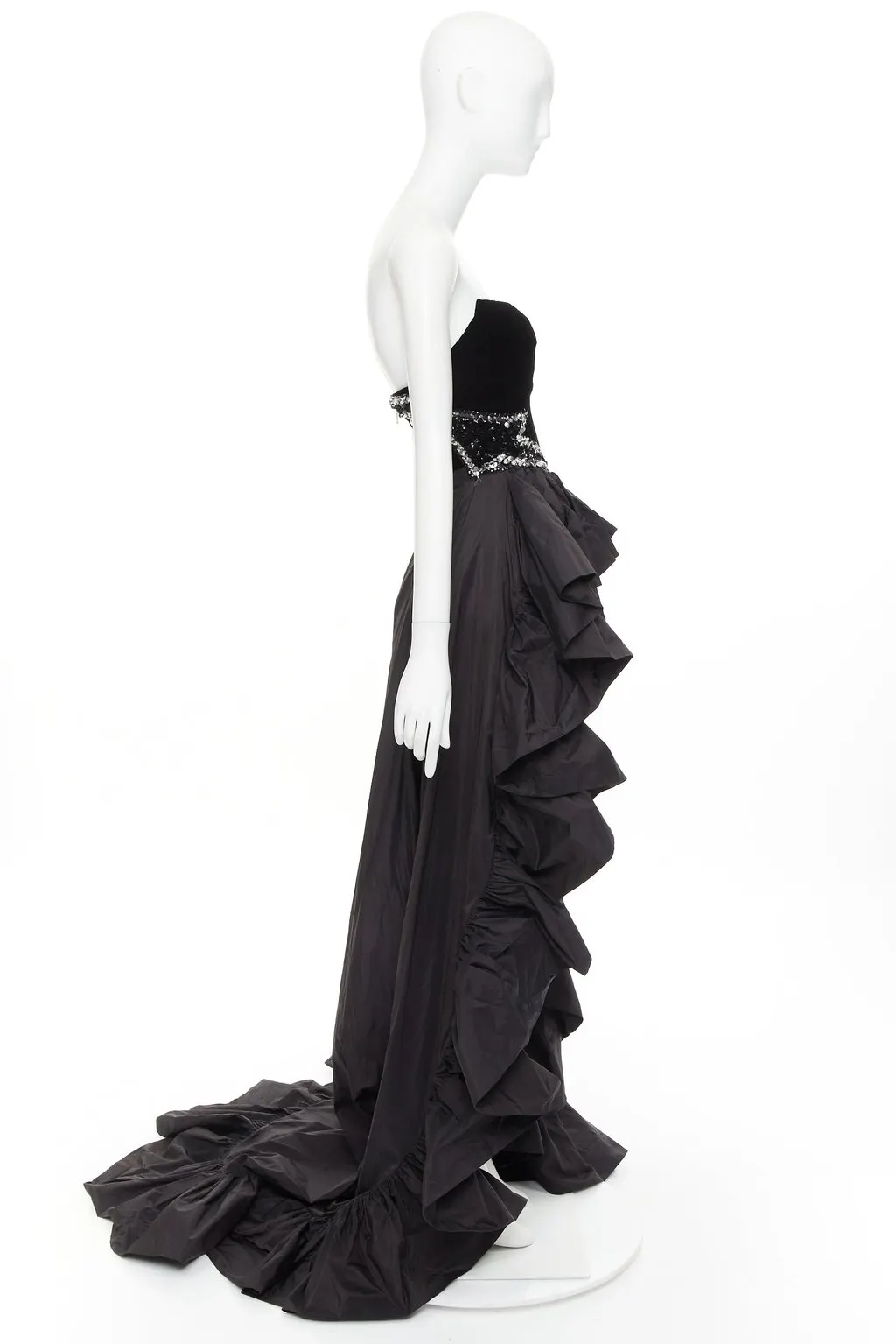 Alexandre Vauthier Black Dress Black Very good - Model View