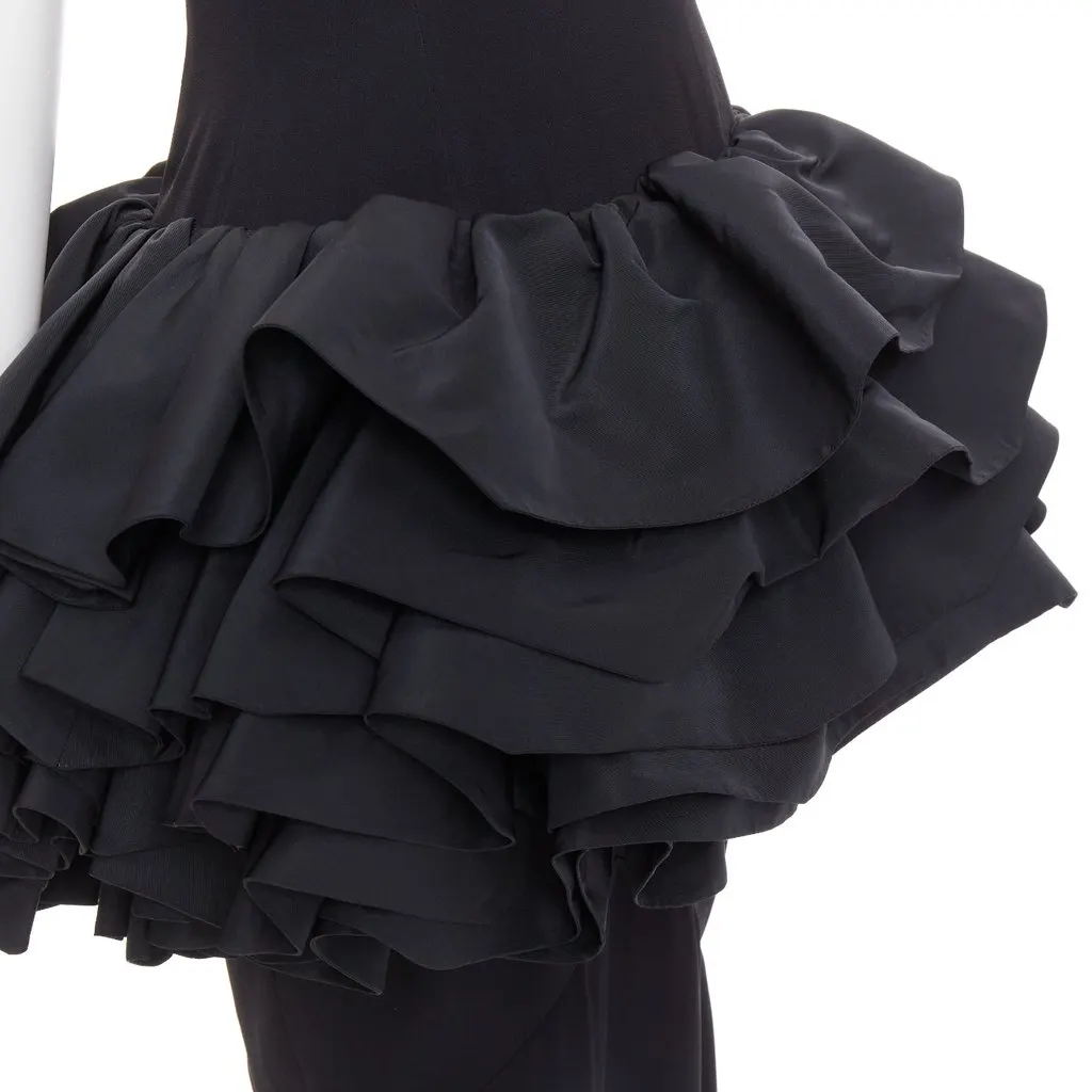 Alexandre Vauthier Black Viscose Dress Black Viscose Very good - Back View