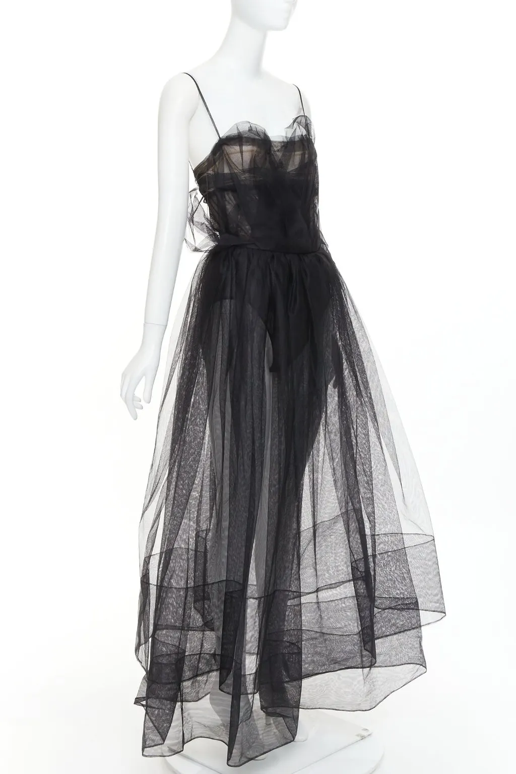Alexandre Vauthier Black Polyester Dress Black Polyester Very good - Inside View