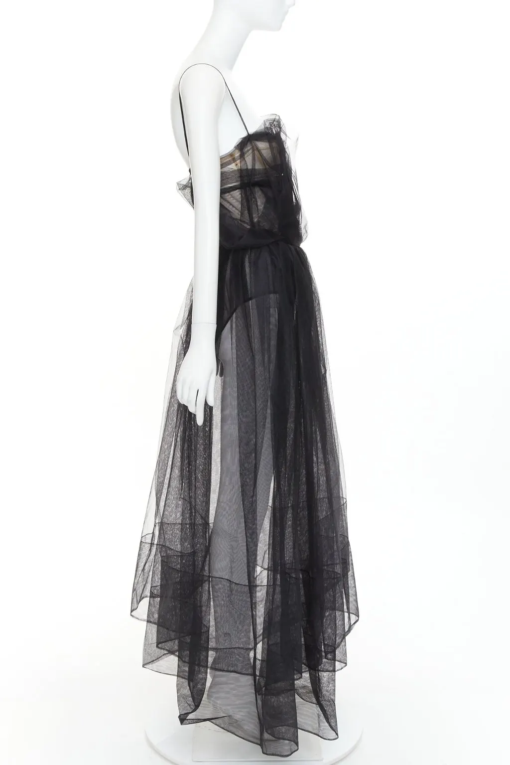 Alexandre Vauthier Black Polyester Dress Black Polyester Very good - Model View