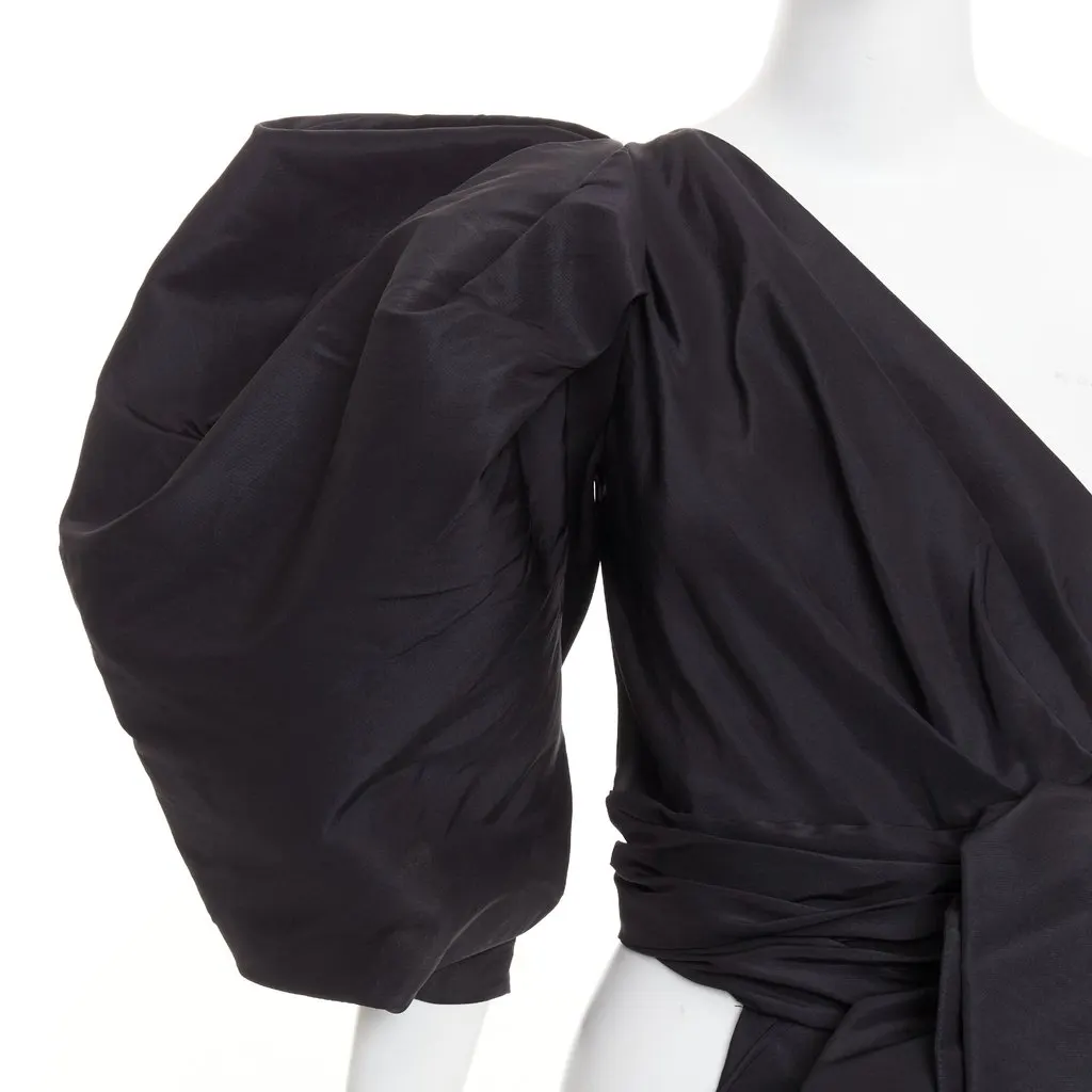 Alexandre Vauthier Black Silk Top Black Silk Very good - Back View