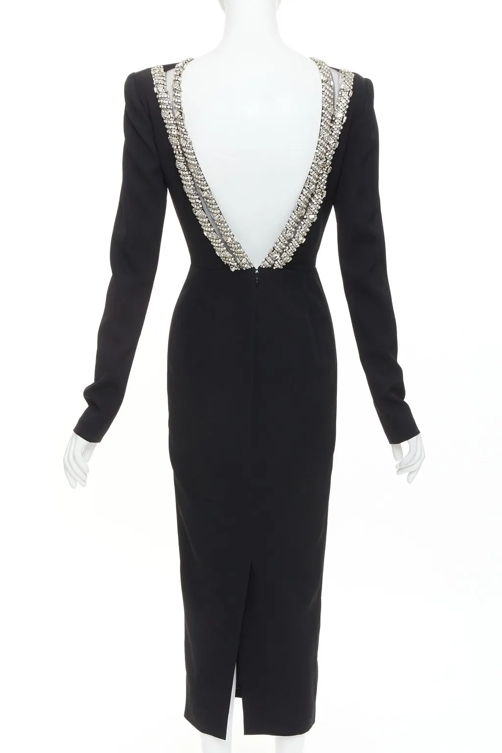 Alexandre Vauthier Black Dress Black Very good - Front View