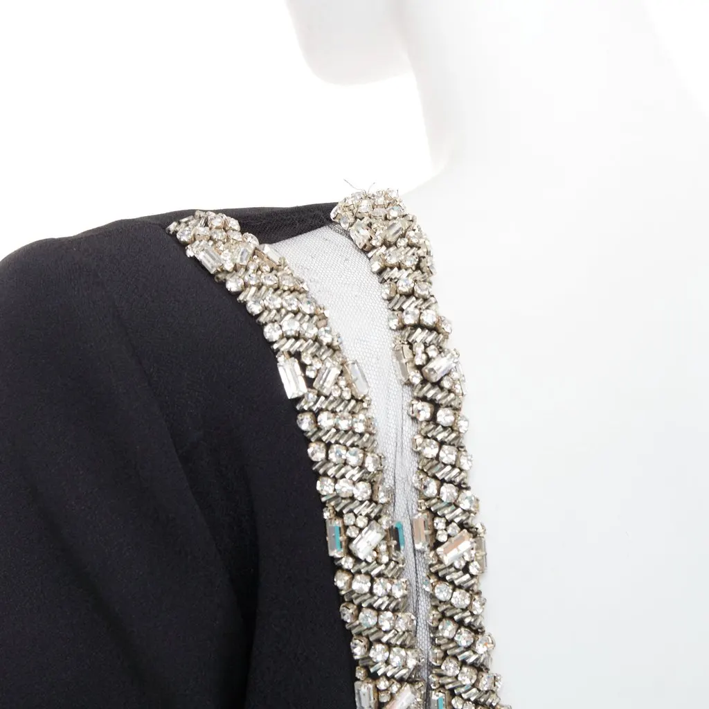 Alexandre Vauthier Black Dress Black Very good - Back View
