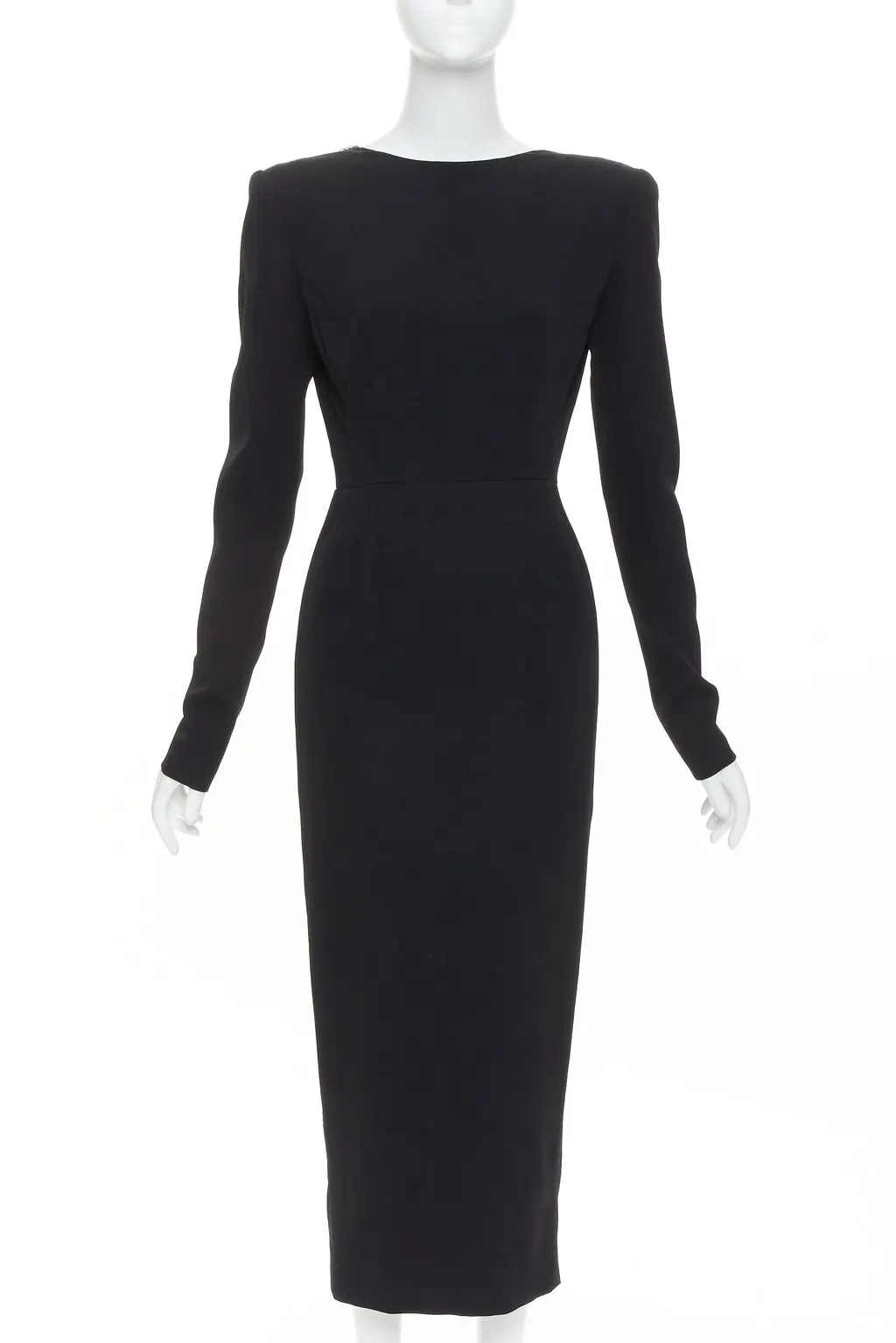 Alexandre Vauthier Black Dress Black Very good - Inside View