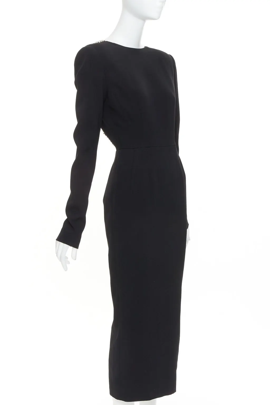 Alexandre Vauthier Black Dress Black Very good - Model View