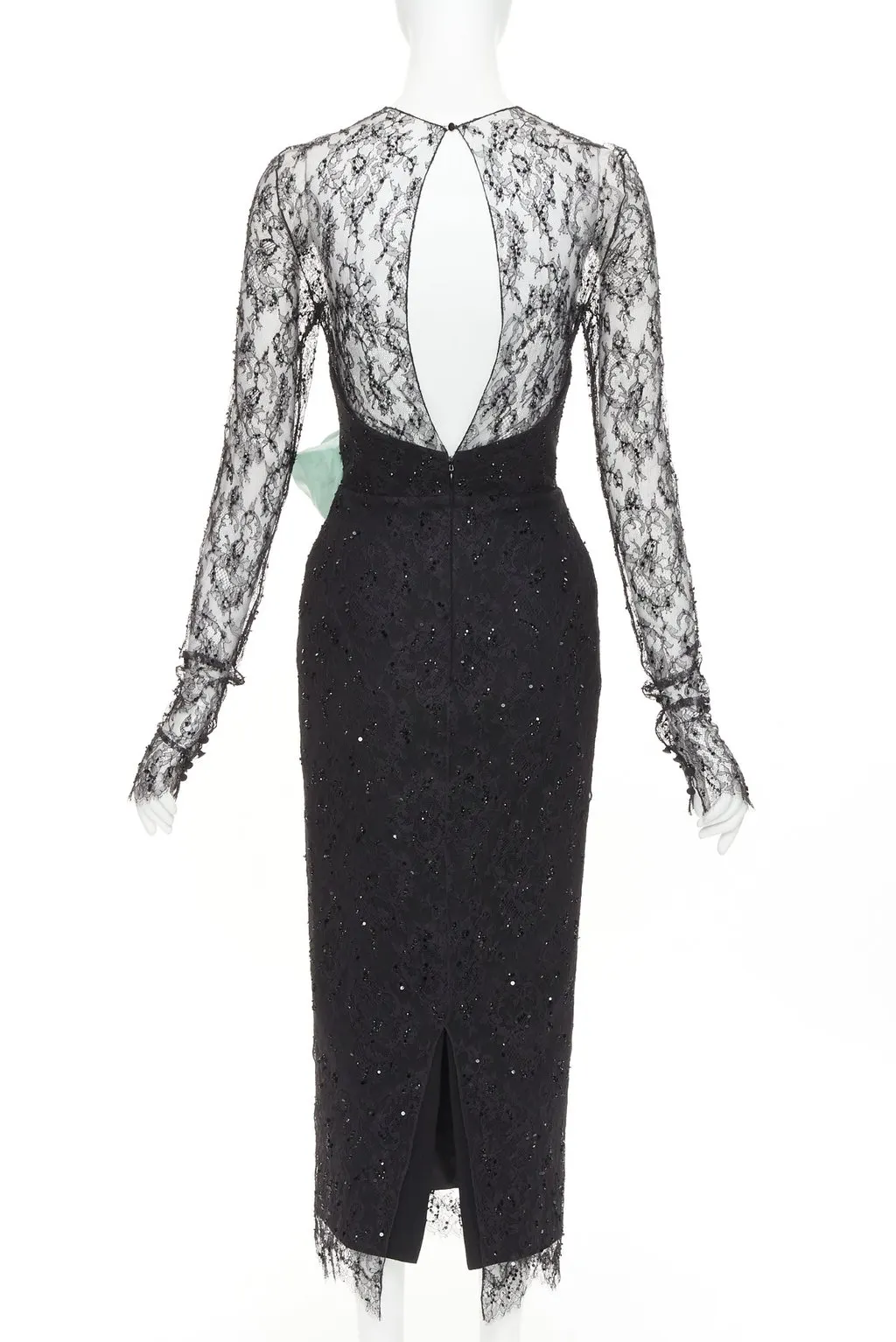 Alexandre Vauthier Black Dress Black Lace Very good - Box View
