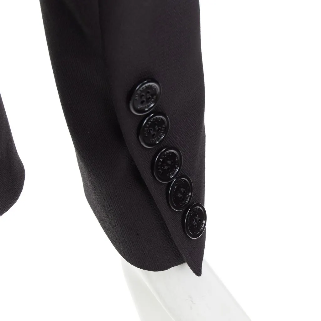Alexandre Vauthier Black Wool Jacket Black Wool Very good - Back View
