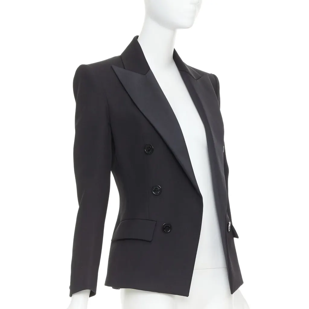 Alexandre Vauthier Black Wool Jacket Black Wool Very good - Inside View