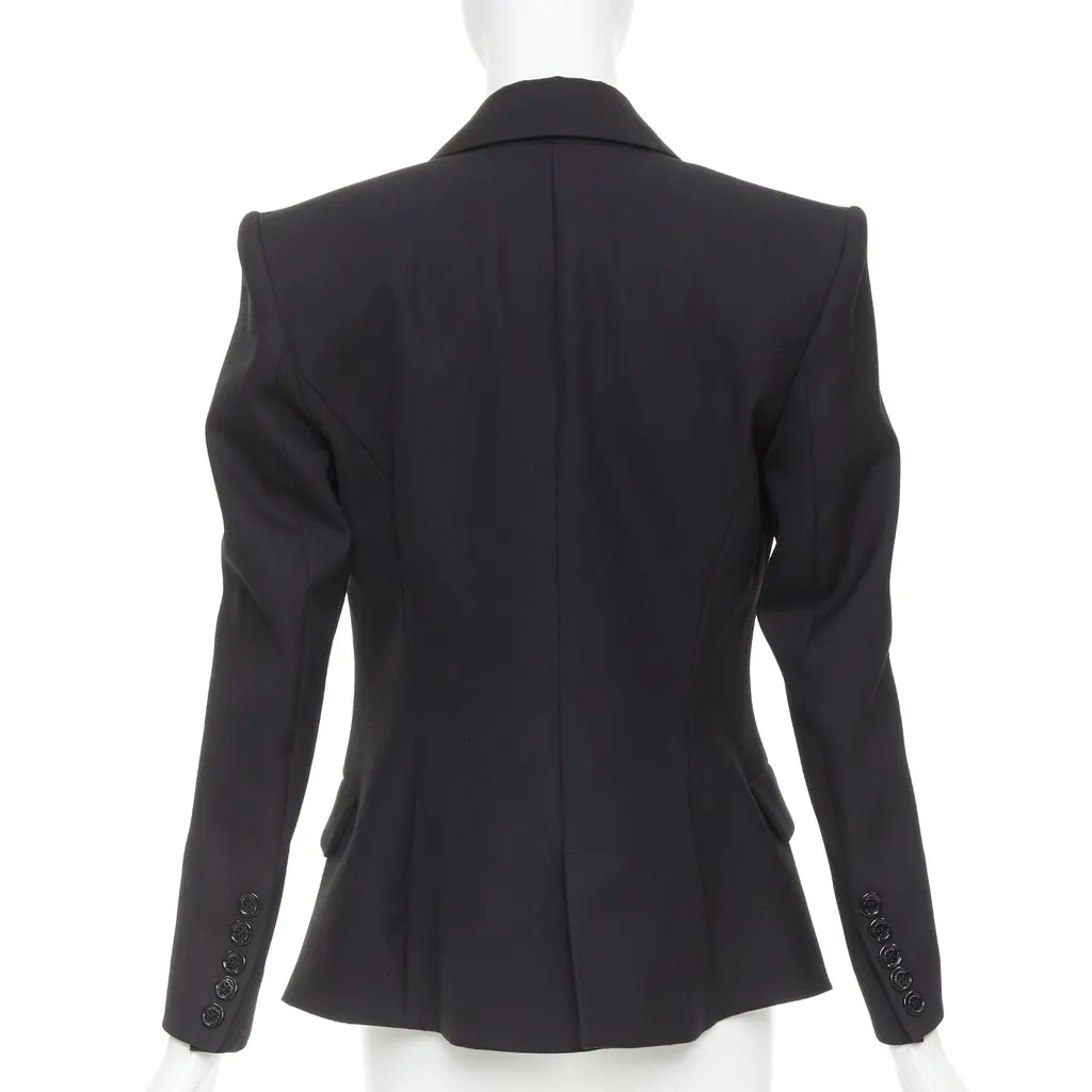 Alexandre Vauthier Black Wool Jacket Black Wool Very good - Box View