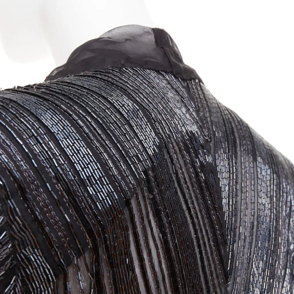 Alexandre Vauthier Black Polyester Jacket Black Polyester Good - Back View