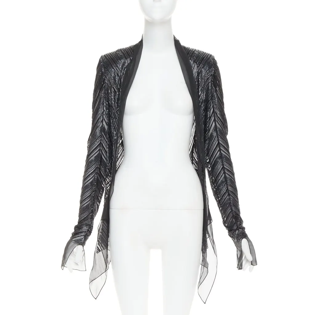 Alexandre Vauthier Black Polyester Jacket Black Polyester Good - Inside View