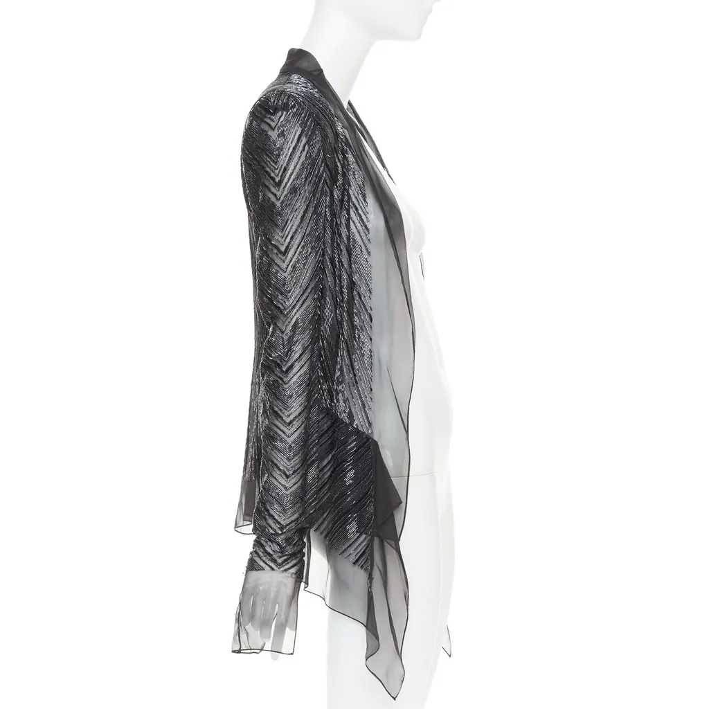 Alexandre Vauthier Black Polyester Jacket Black Polyester Good - Model View