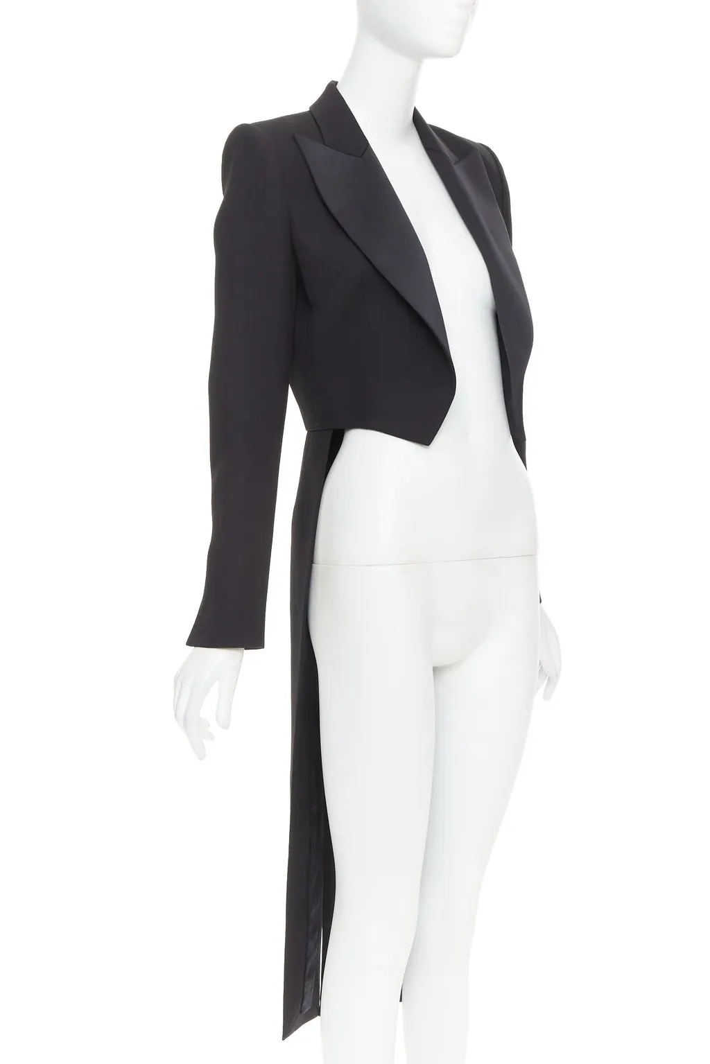 Alexandre Vauthier Black Wool Jacket Black Wool Very good - Front View