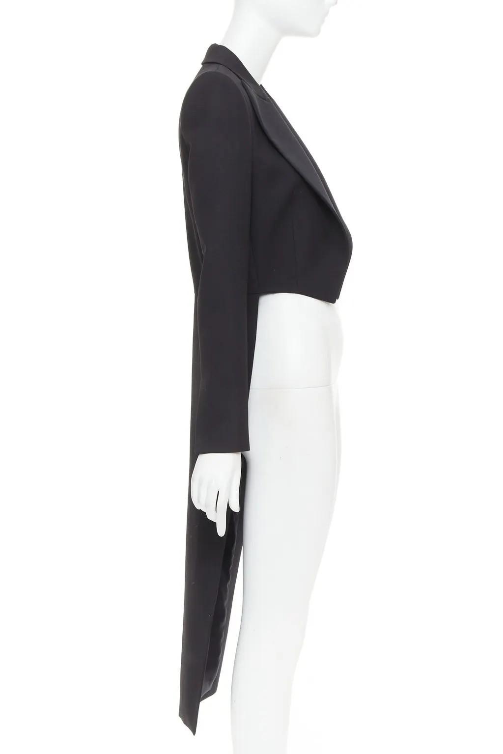 Alexandre Vauthier Black Wool Jacket Black Wool Very good - Model View