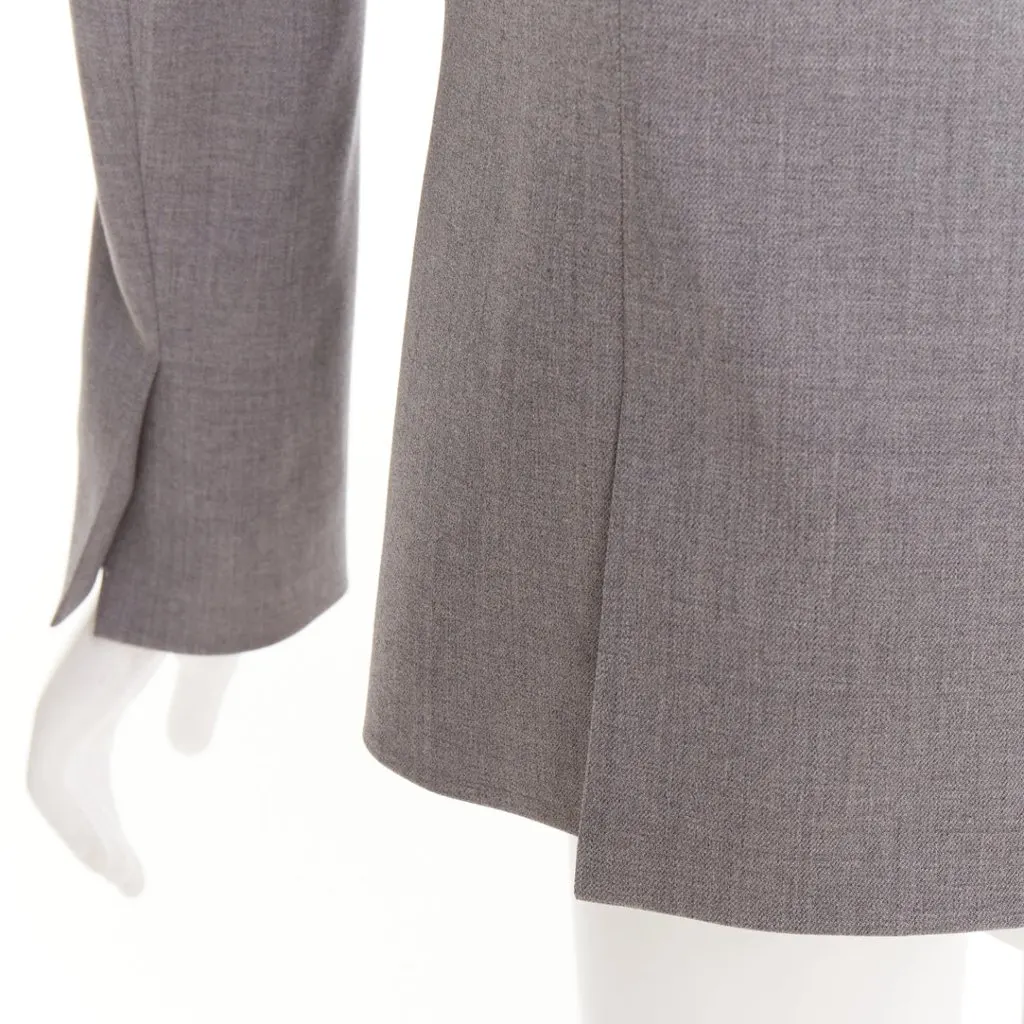 Alexandre Vauthier Grey Wool Jacket Grey Wool Very good - Back View