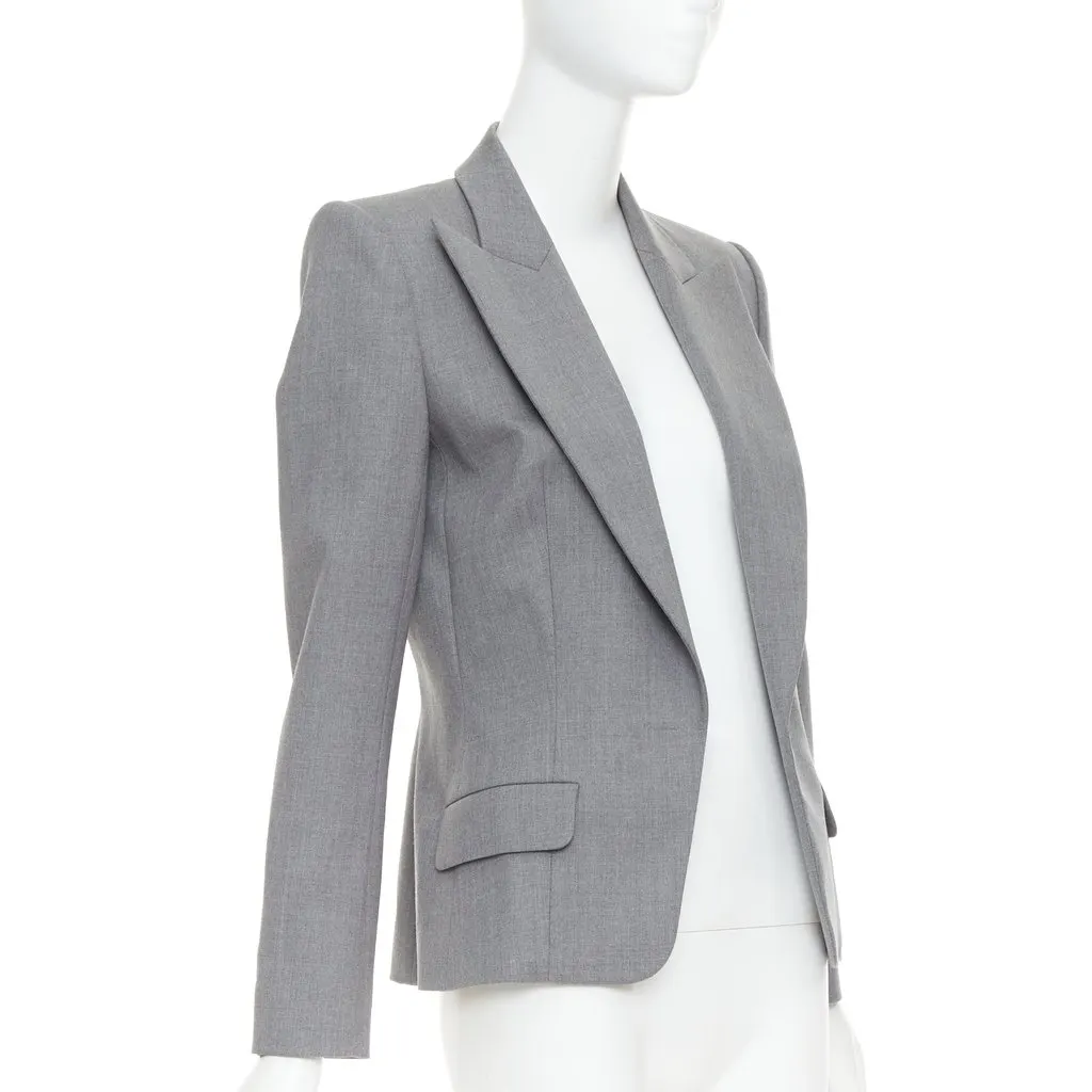 Alexandre Vauthier Grey Wool Jacket Grey Wool Very good - Inside View