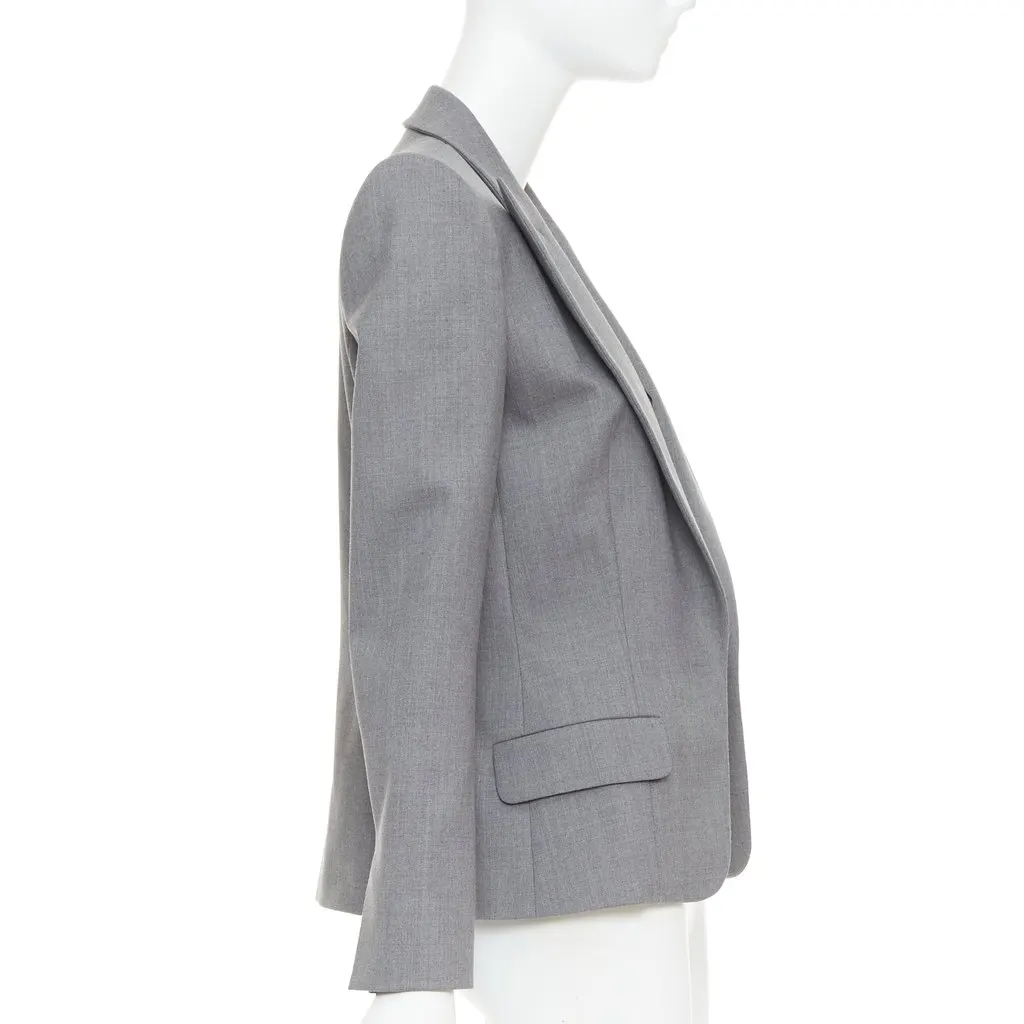 Alexandre Vauthier Grey Wool Jacket Grey Wool Very good - Model View