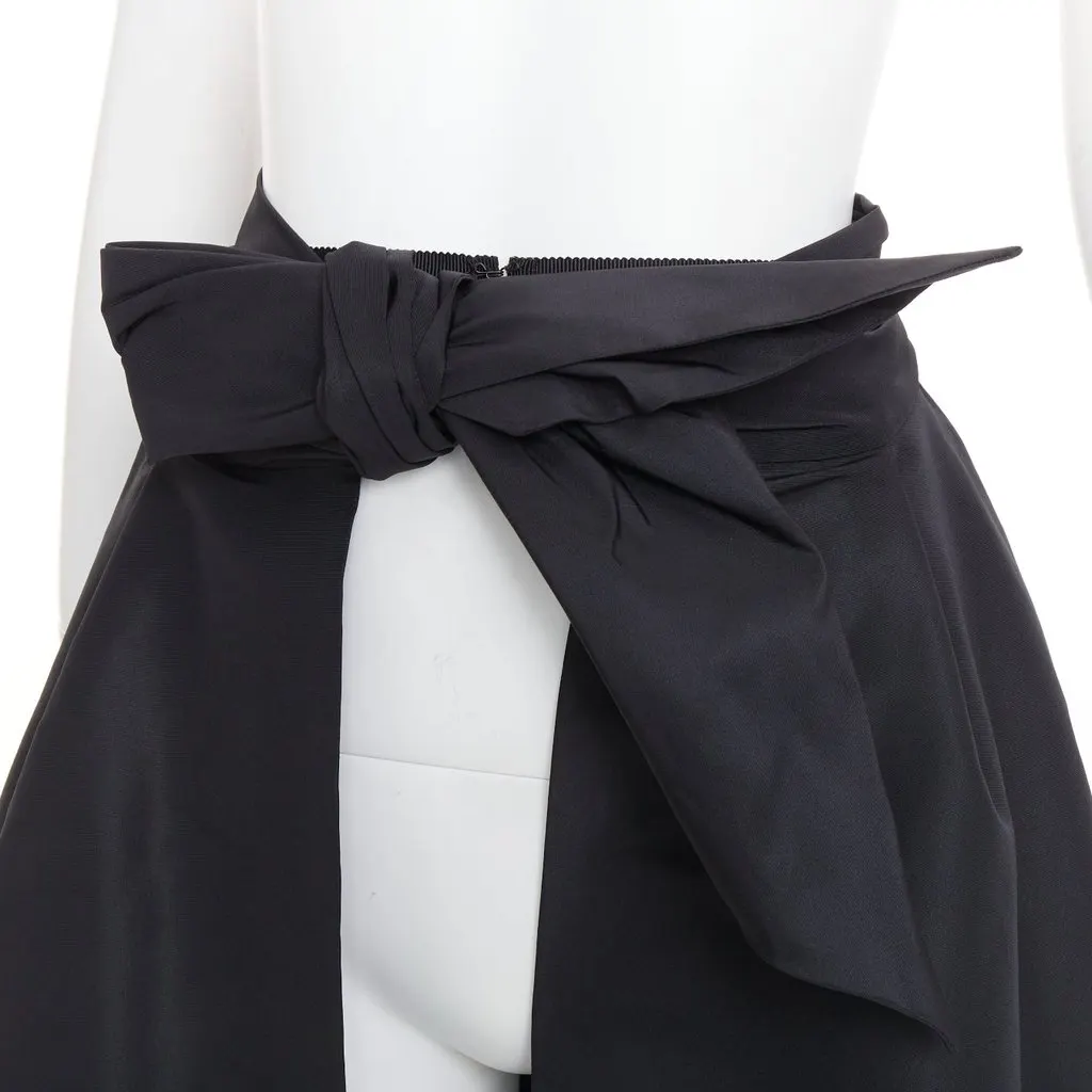 Alexandre Vauthier Black Silk Skirt Black Silk Very good - Back View