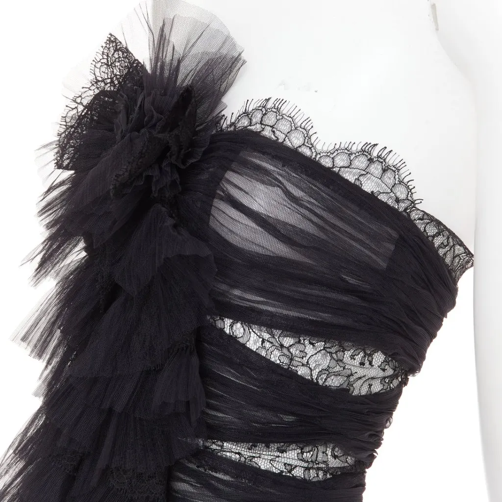Alexandre Vauthier Black Polyester Top Black Polyester Very good - Back View