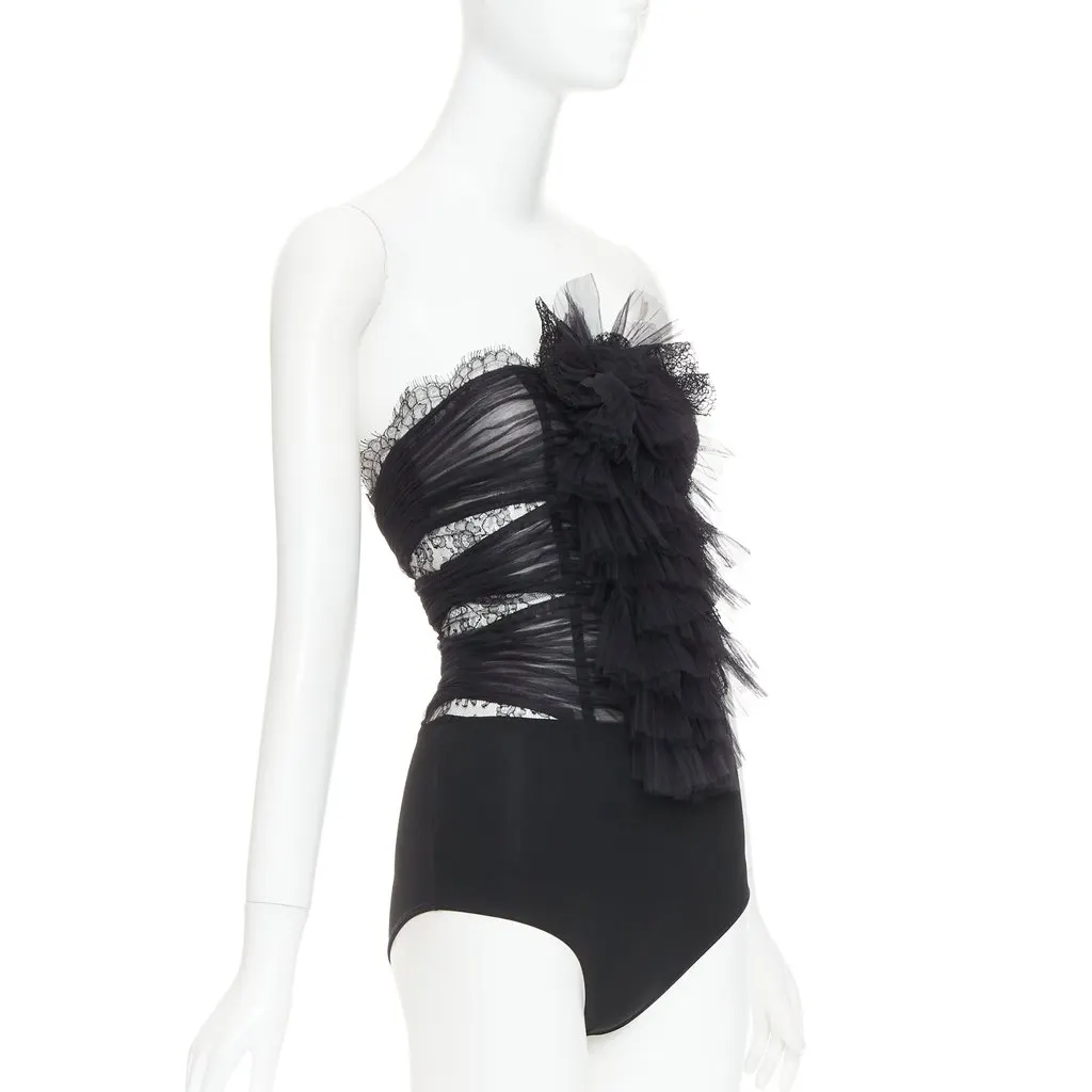Alexandre Vauthier Black Polyester Top Black Polyester Very good - Inside View