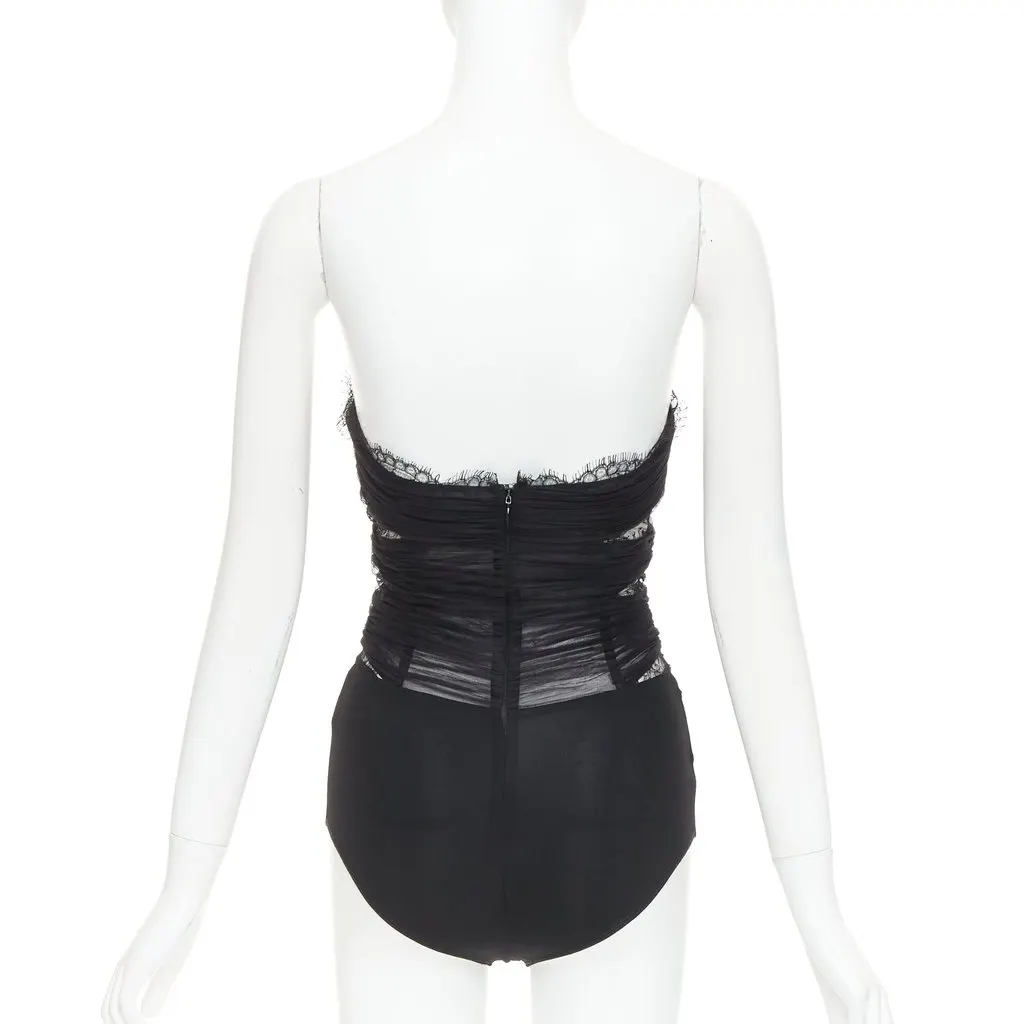Alexandre Vauthier Black Polyester Top Black Polyester Very good - Box View