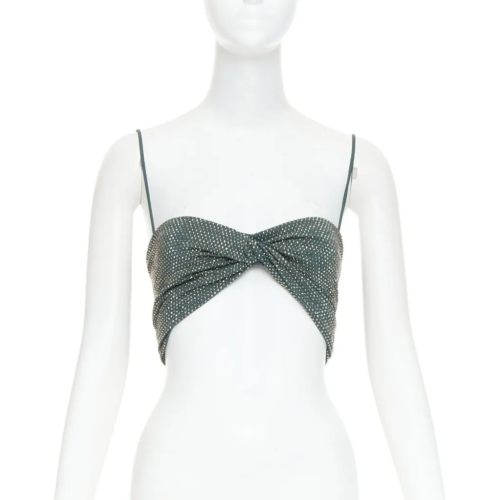 Alexandre Vauthier Green Viscose Top Green Viscose Very good - Front View
