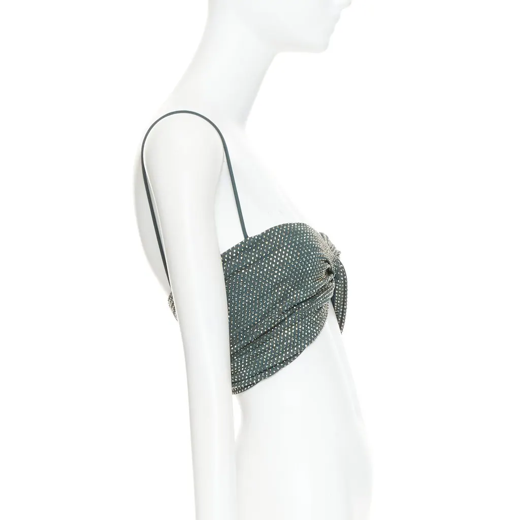 Alexandre Vauthier Green Viscose Top Green Viscose Very good - Model View